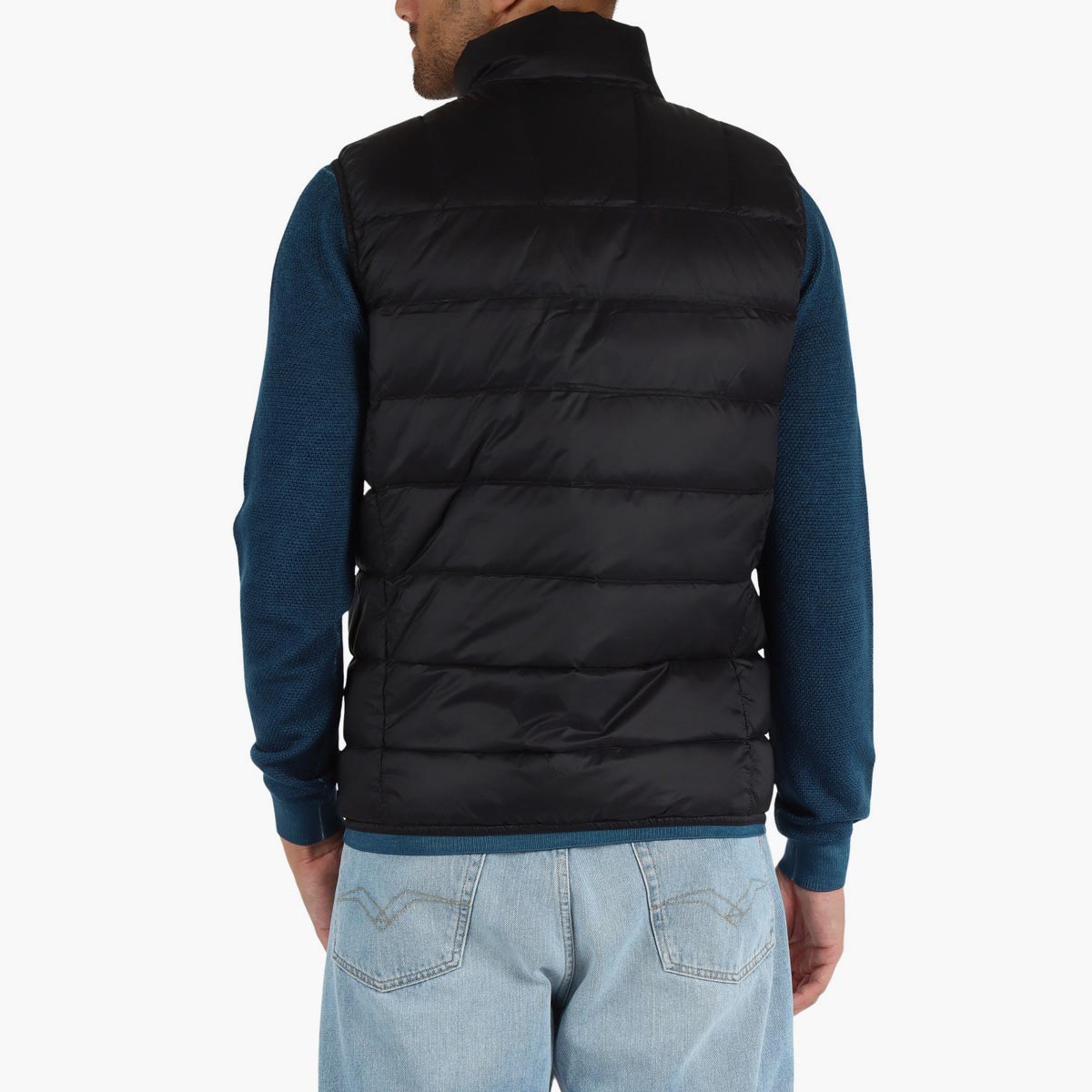 Gilet smanicato trapuntato