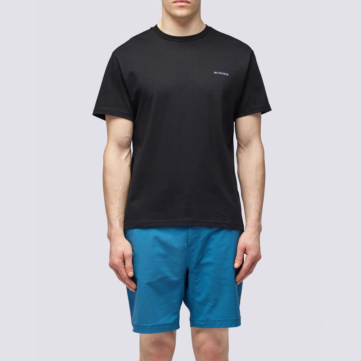 T-shirt girocollo stampa palms trip