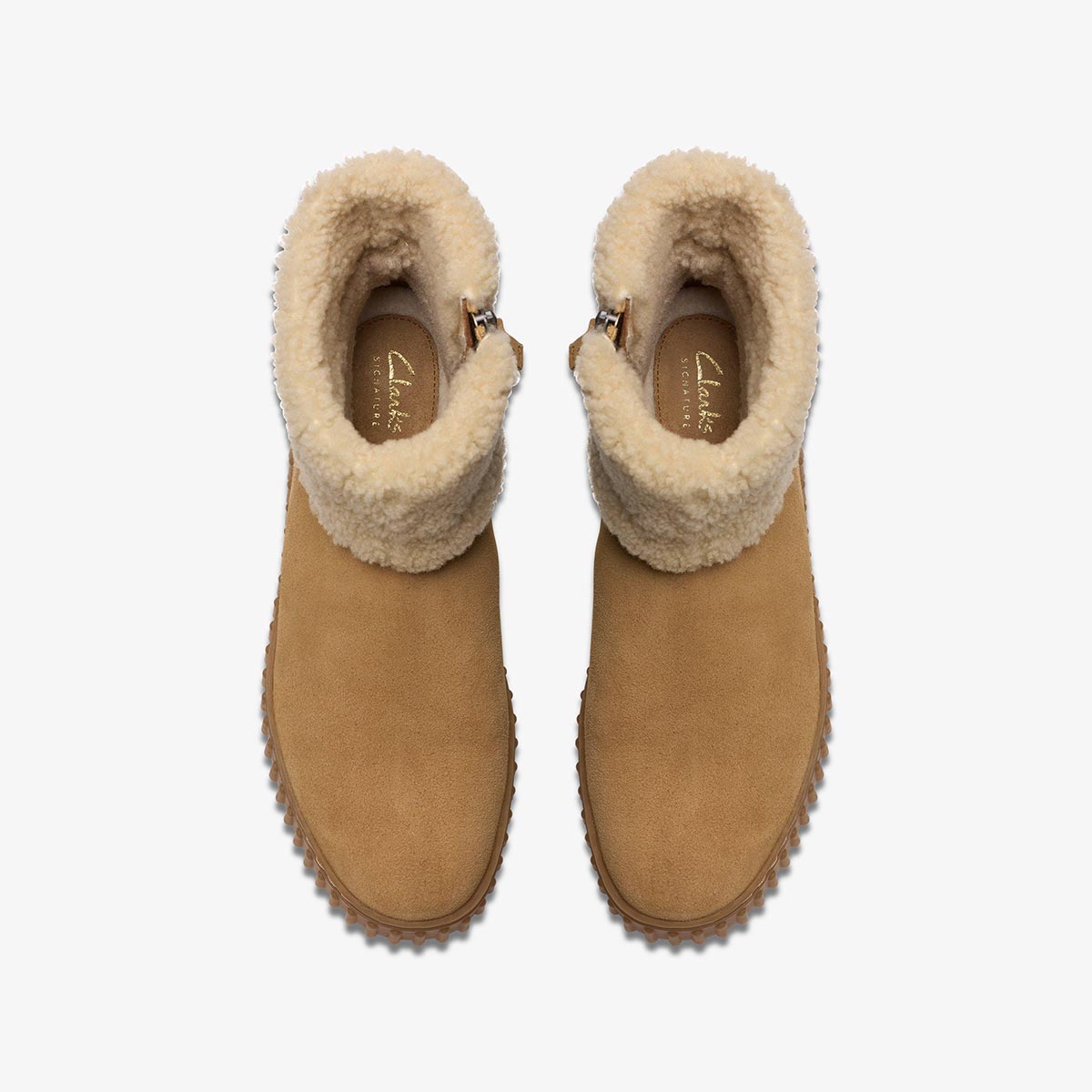 Stivaletto in pelle scamosciata beige