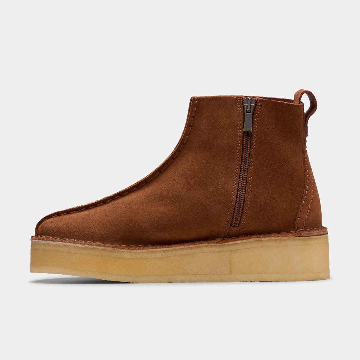 Stivaletto in pelle scamosciata