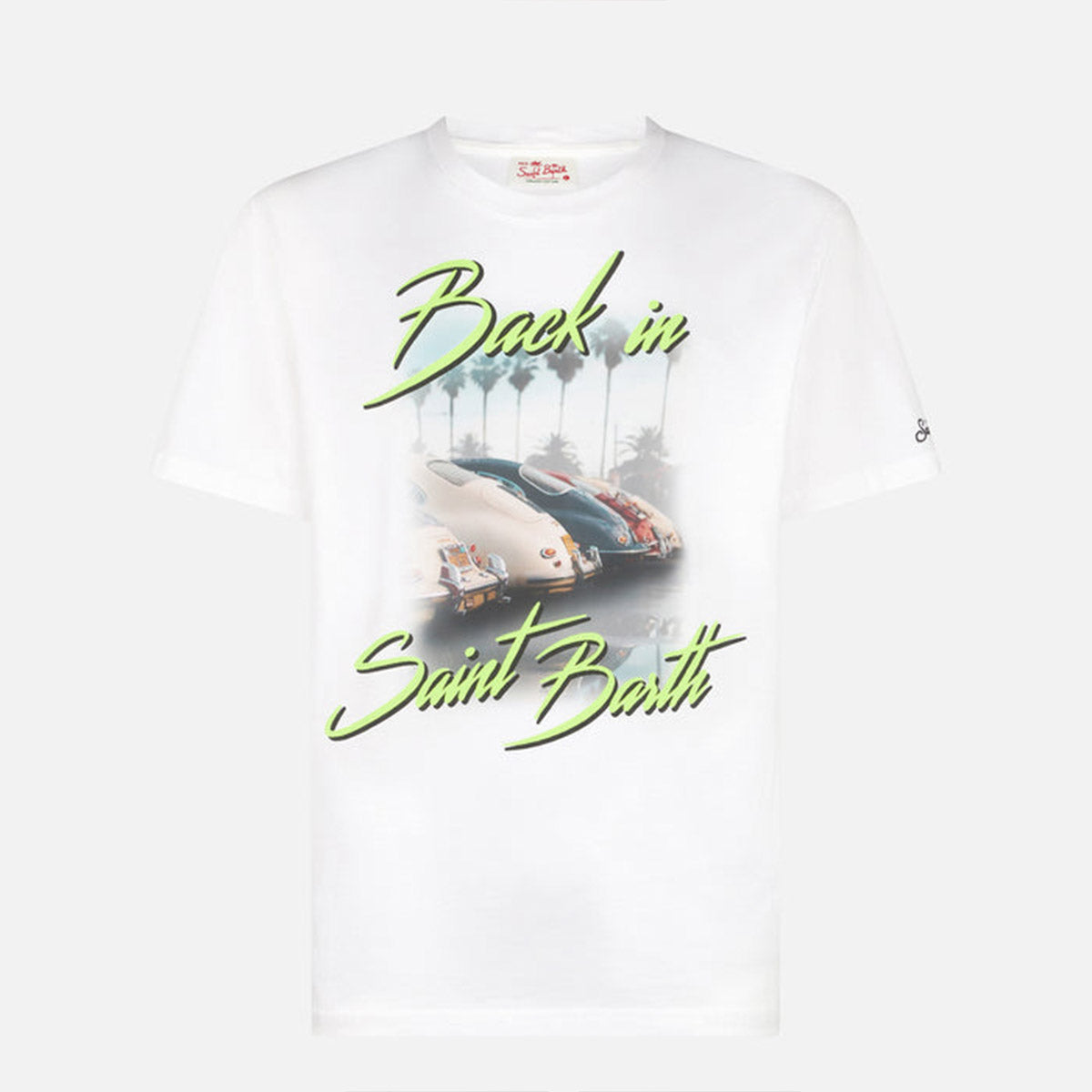 T-shirt stampa Back in Saint Barth