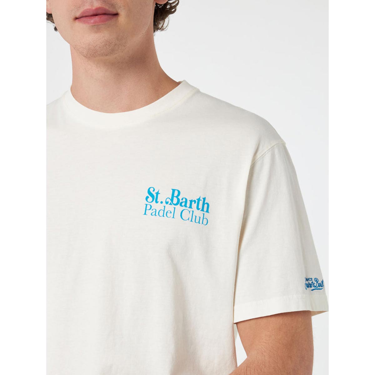 T-shirt con stampa St. Barth Padel Club