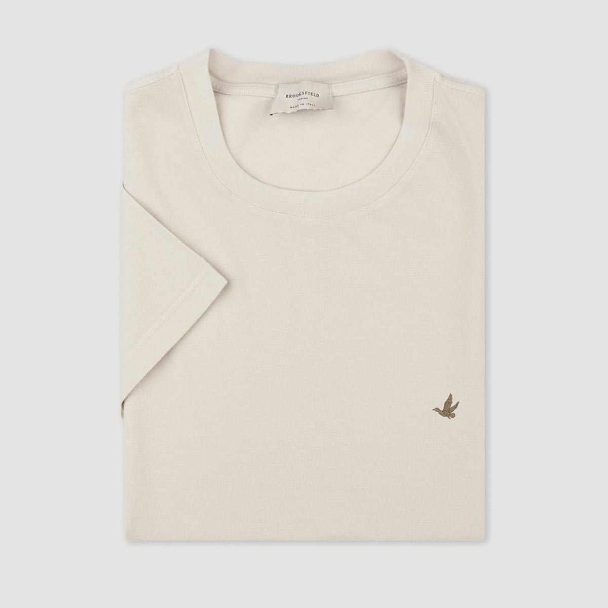 T-shirt in piquet di cotone leggero