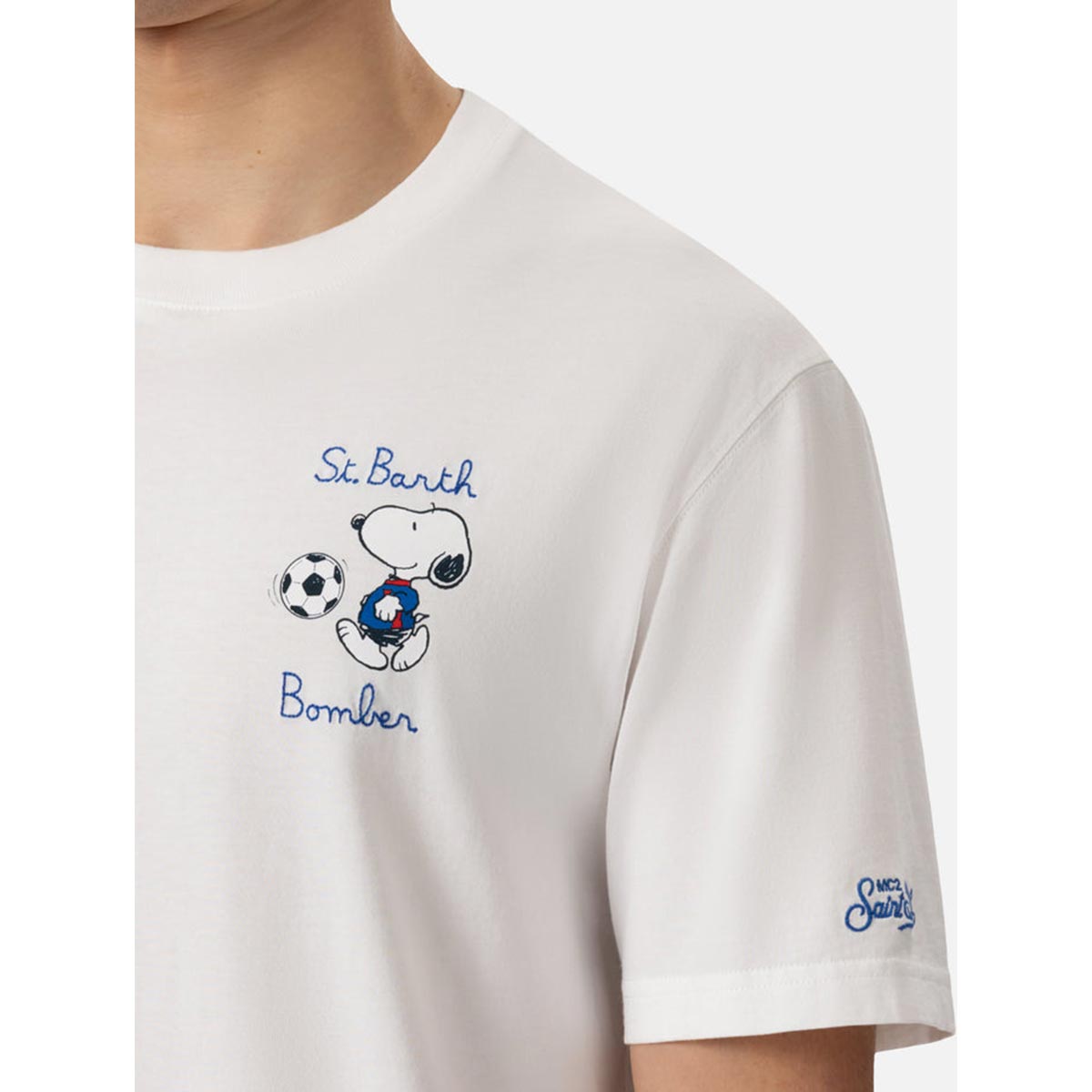 T-shirt Snoopy con ricamo