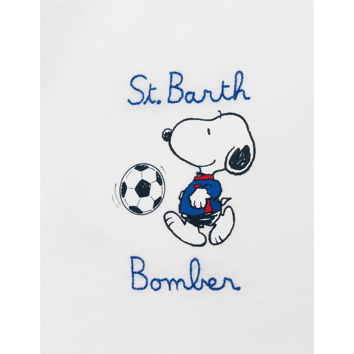 T-shirt Snoopy con ricamo