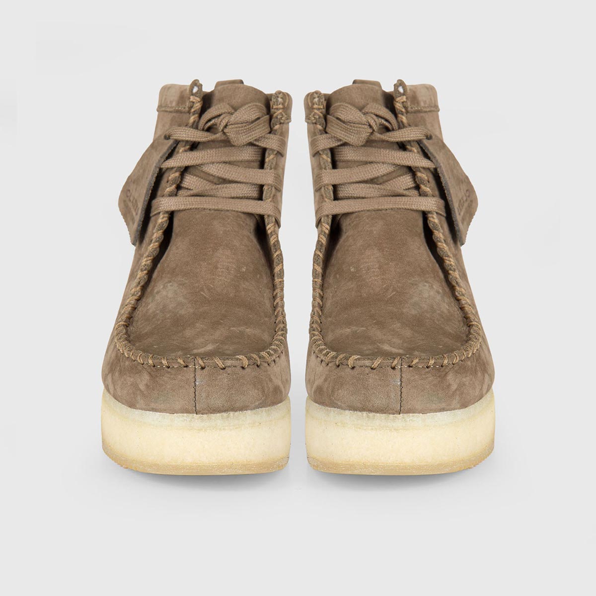 Wallabee alto in camoscio