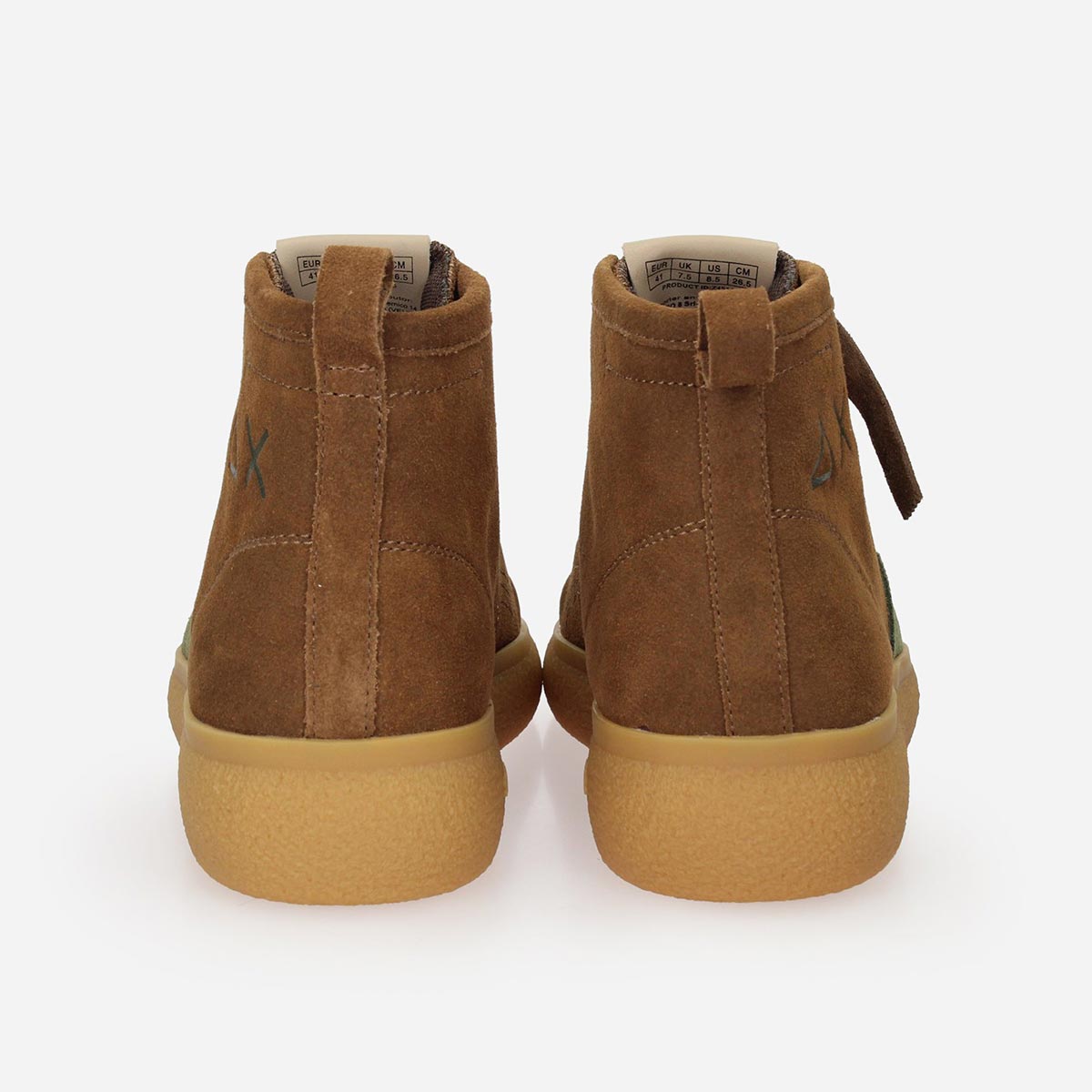 Sneakers alte in camoscio