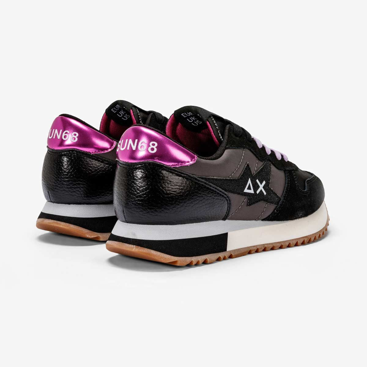 Sneaker glitter nera