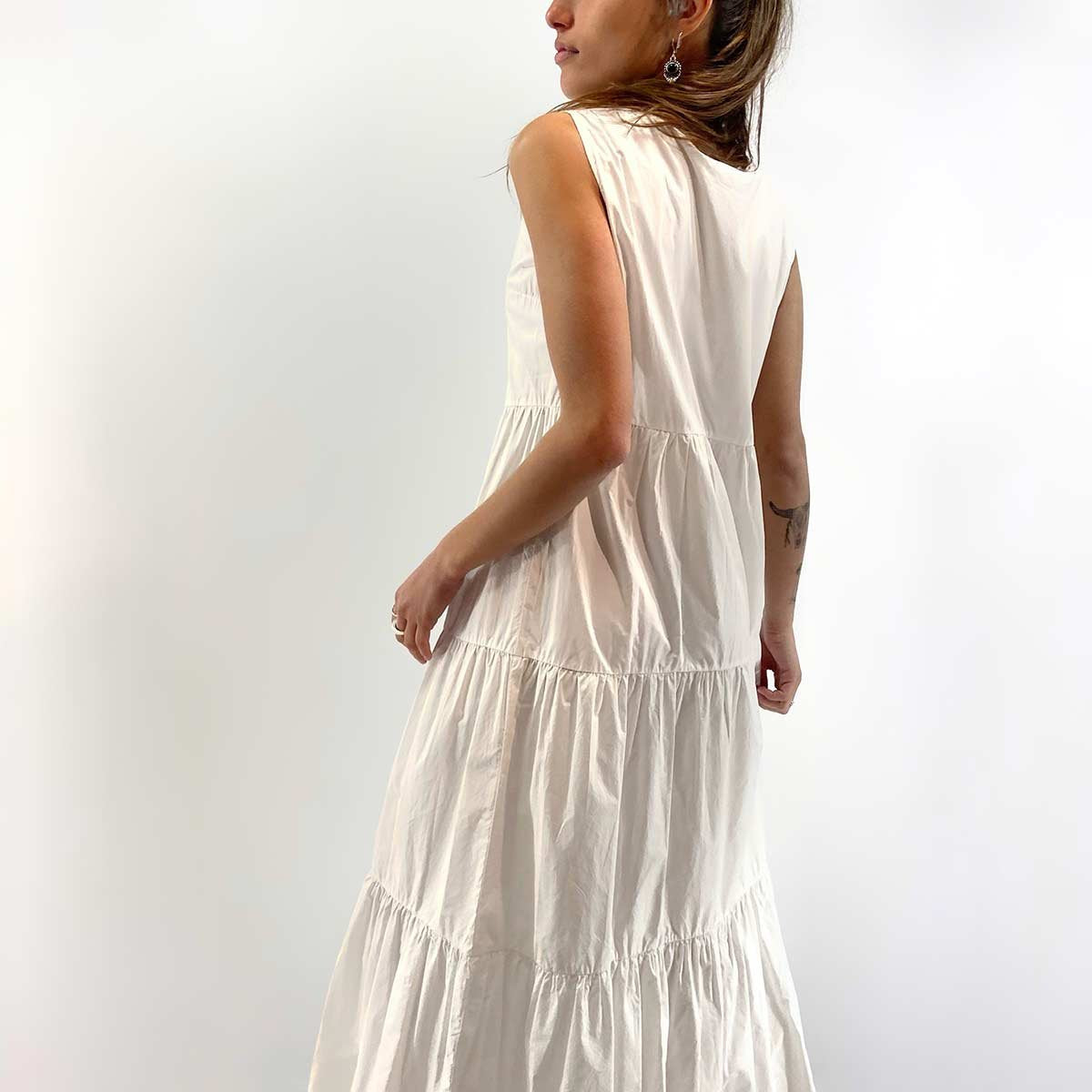 Vestito lungo bianco