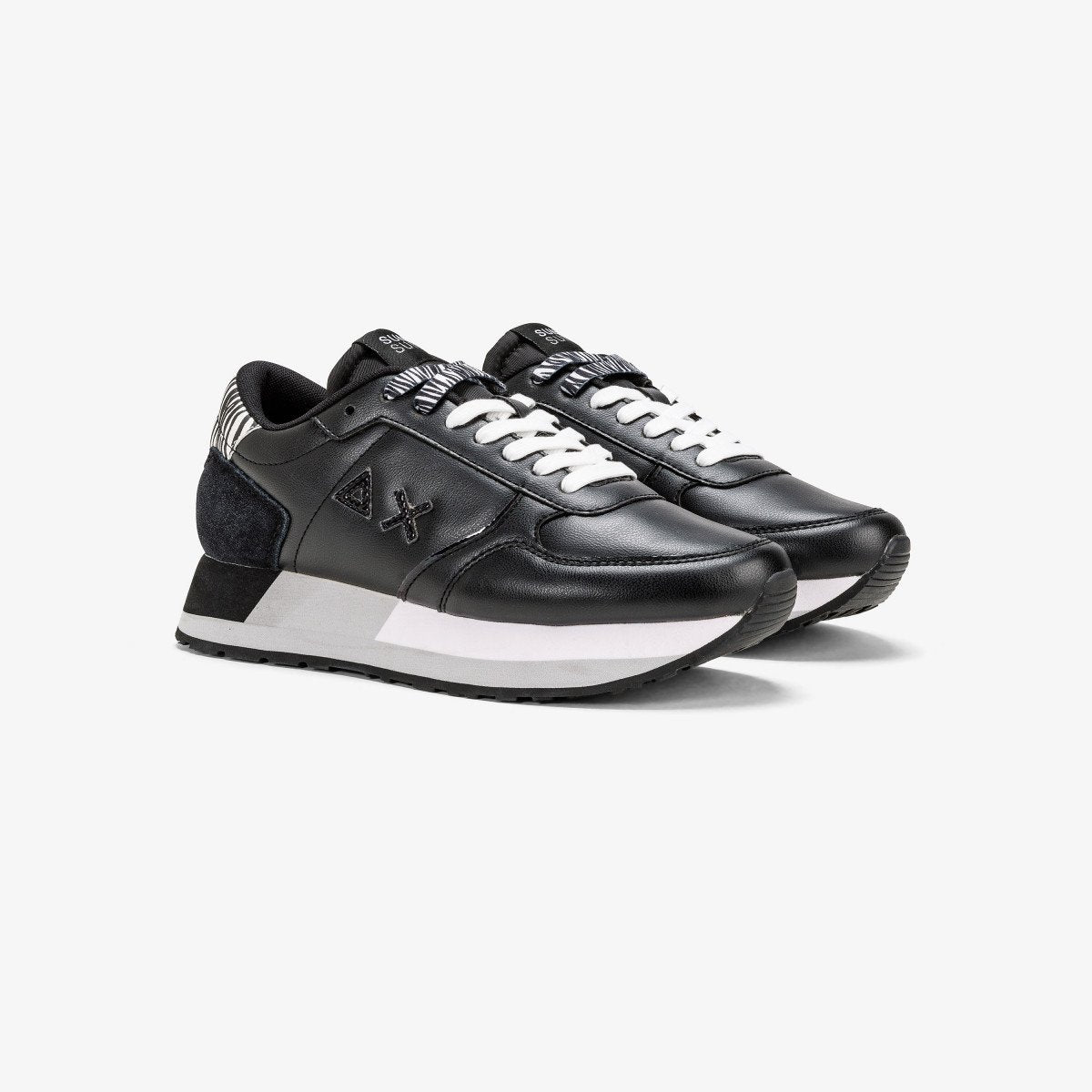 Sneaker animalier nero