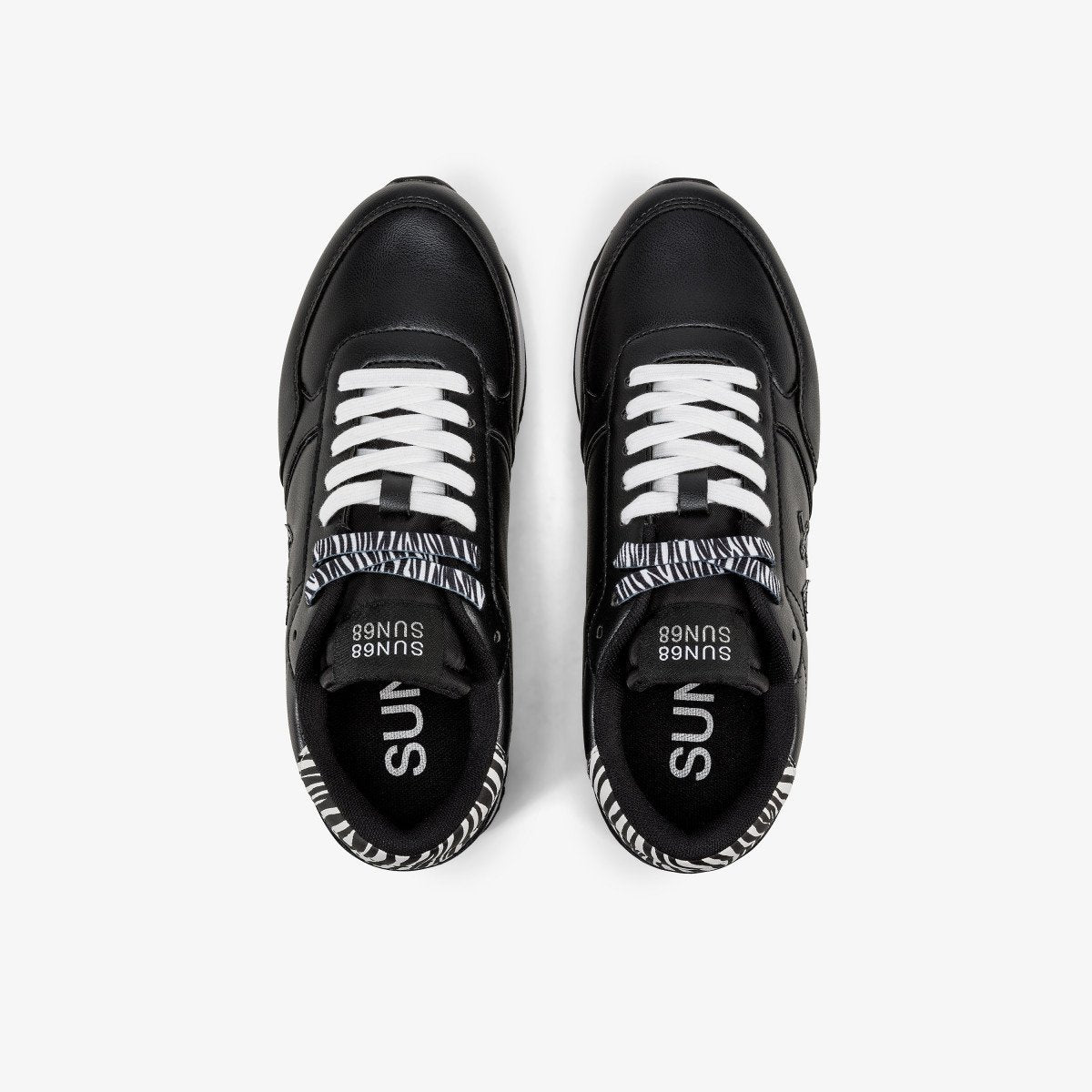 Sneaker animalier nero