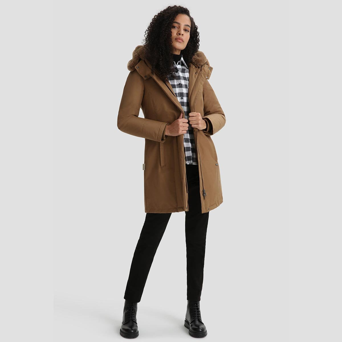 Parka con pelliccia