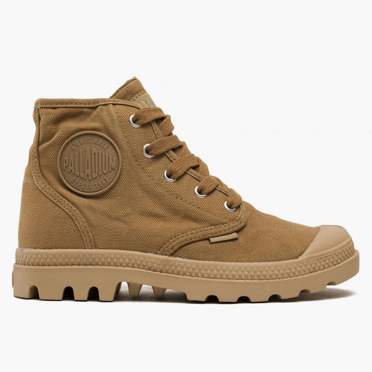 Scarpa in tela beige
