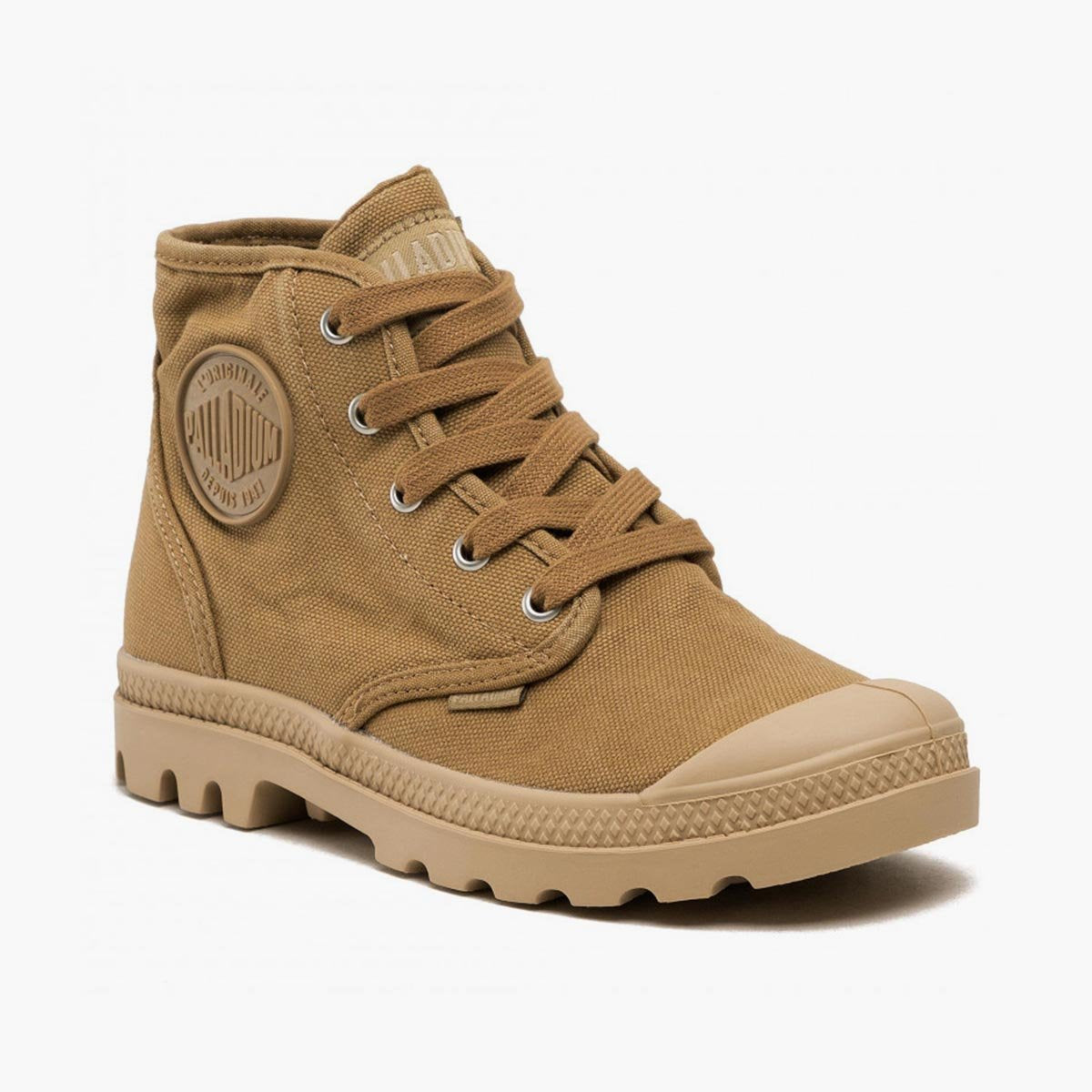 Scarpa in tela beige