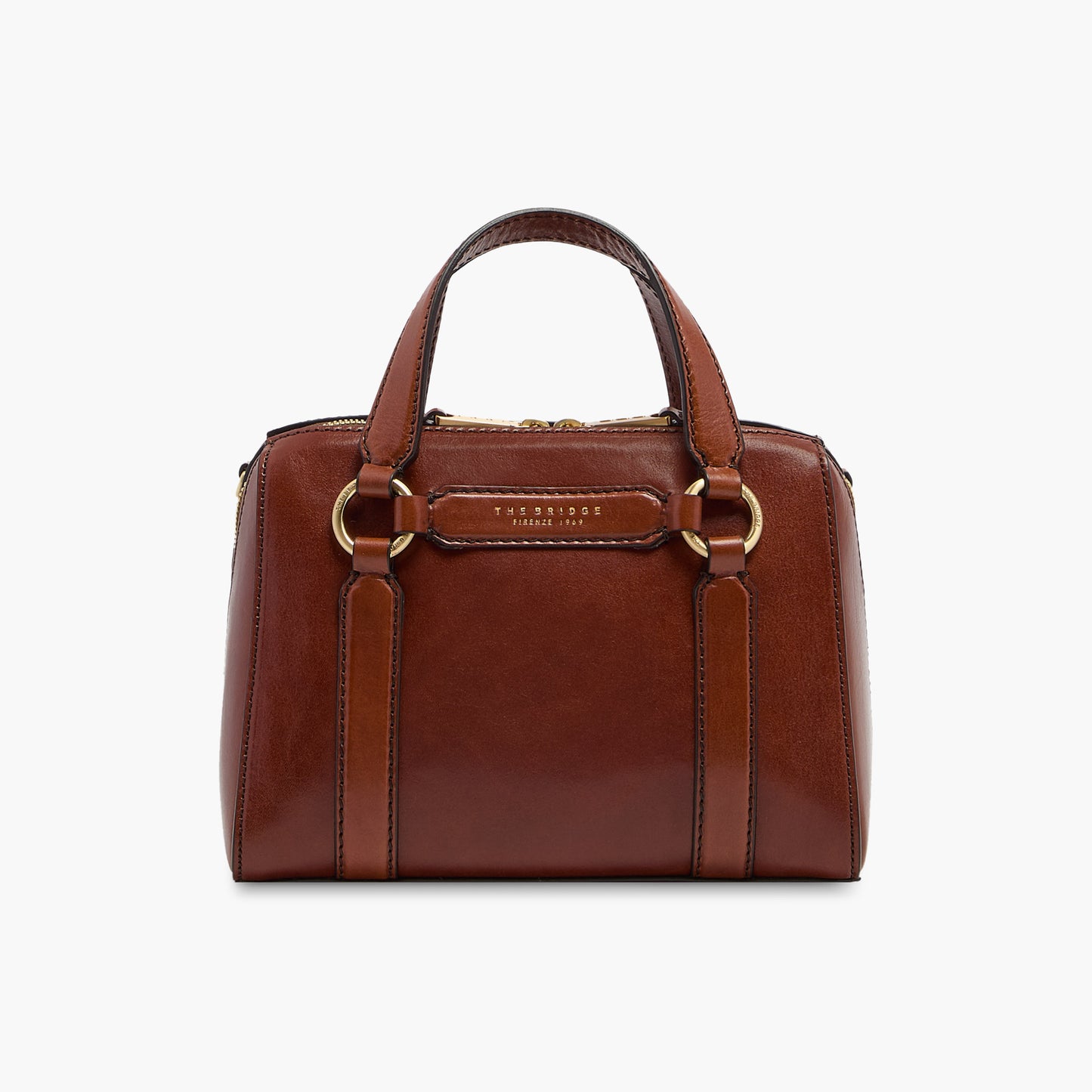 Borsa a mano in pelle e tracolla removibile