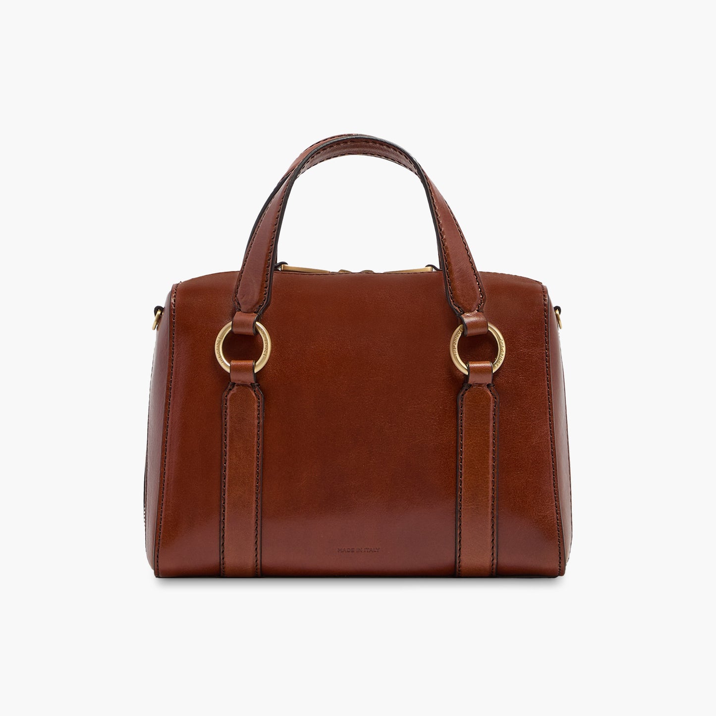 Borsa a mano in pelle e tracolla removibile