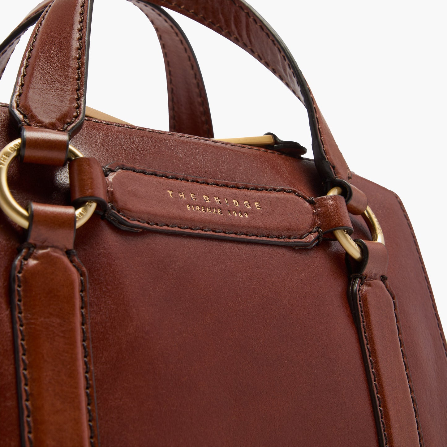 Borsa a mano in pelle e tracolla removibile