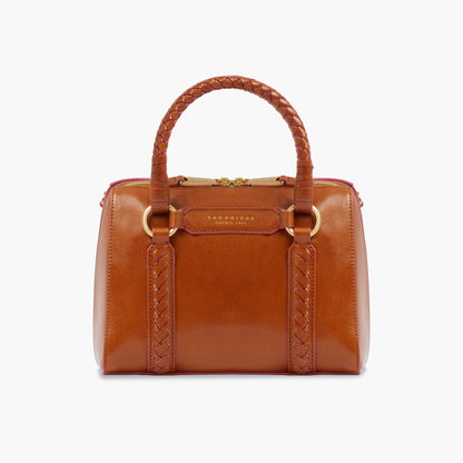 Borsa a mano in pelle e tracolla removibile