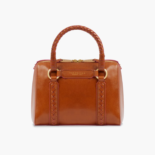 Borsa a mano in pelle e tracolla removibile