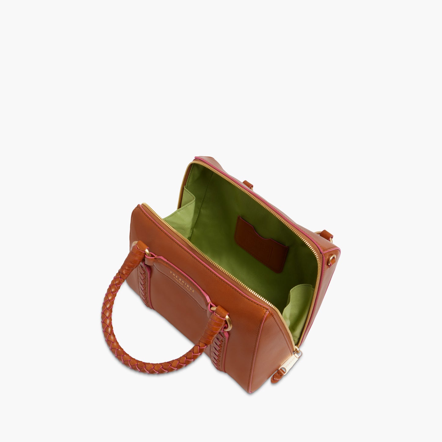 Borsa a mano in pelle e tracolla removibile