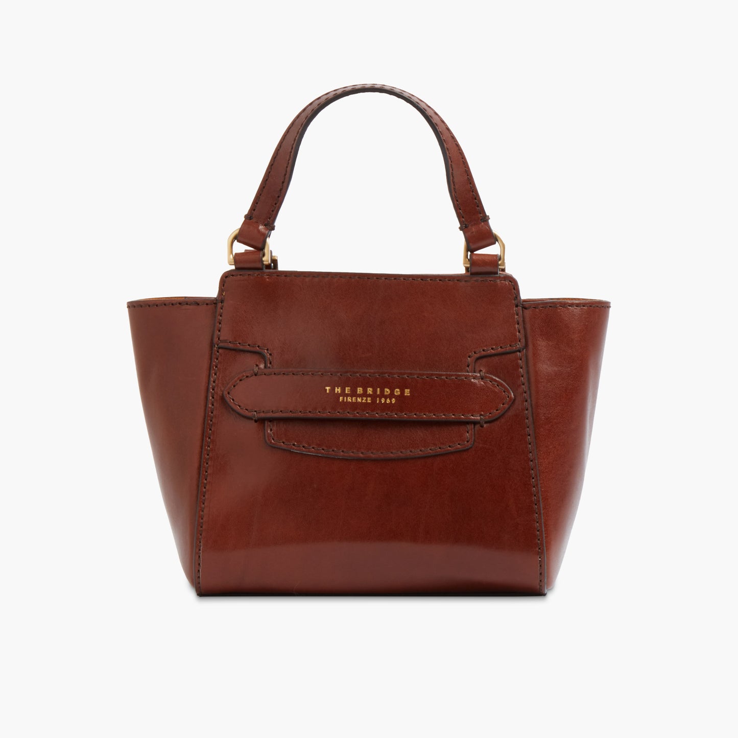 Borsa a mano in pelle e tracolla removibile