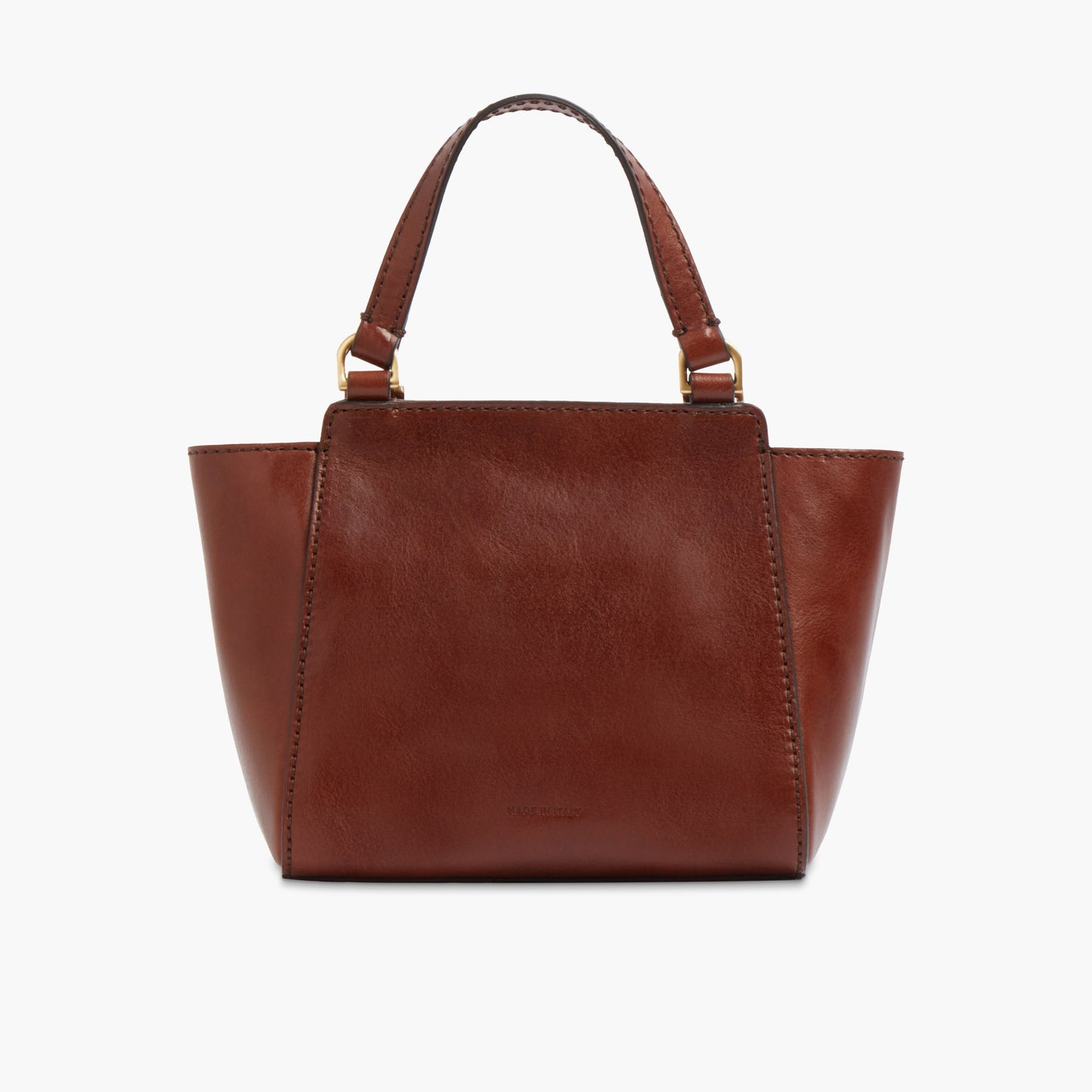 Borsa a mano in pelle e tracolla removibile