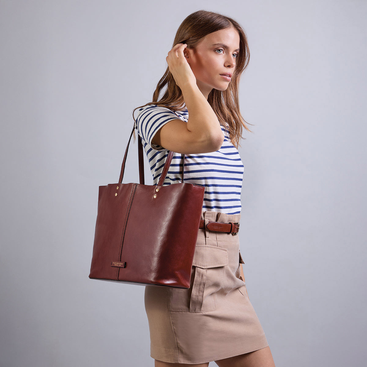 Borsa shopper in pelle