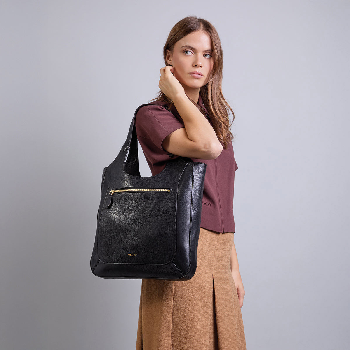 Borsa shopper in pelle