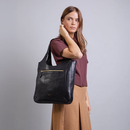 Borsa shopper in pelle