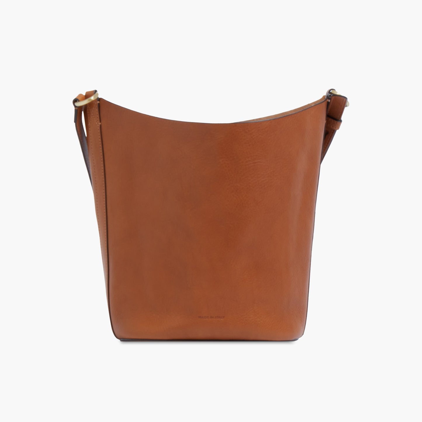 Borsa secchiello in pelle morbida