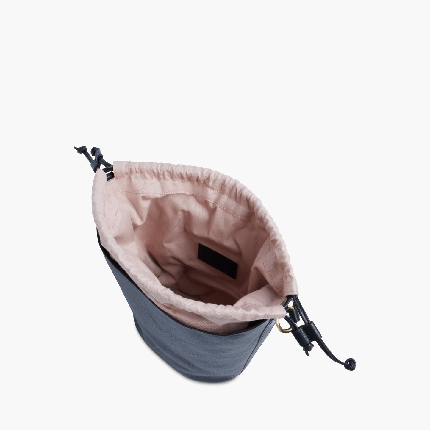 Borsa secchiello in pelle morbida