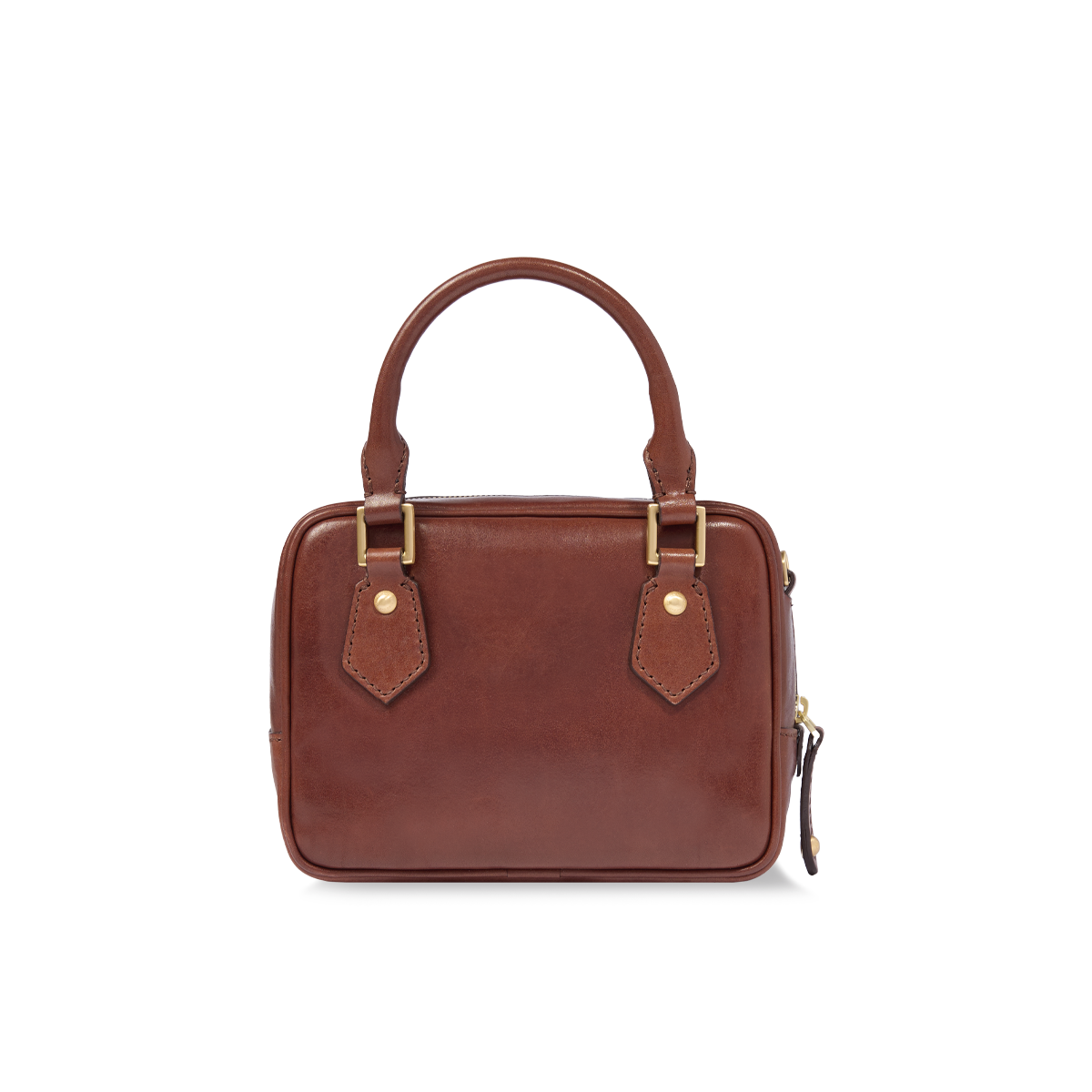 Bauletto in pelle con tracolla removibile