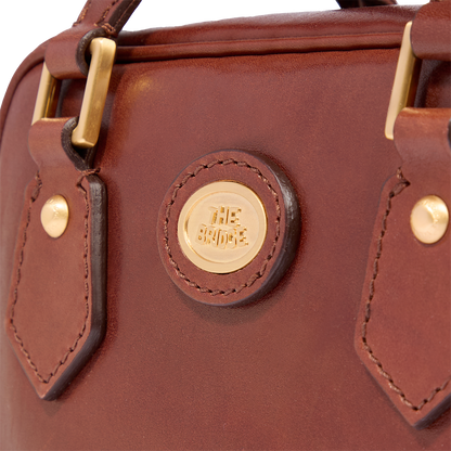 Bauletto in pelle con tracolla removibile