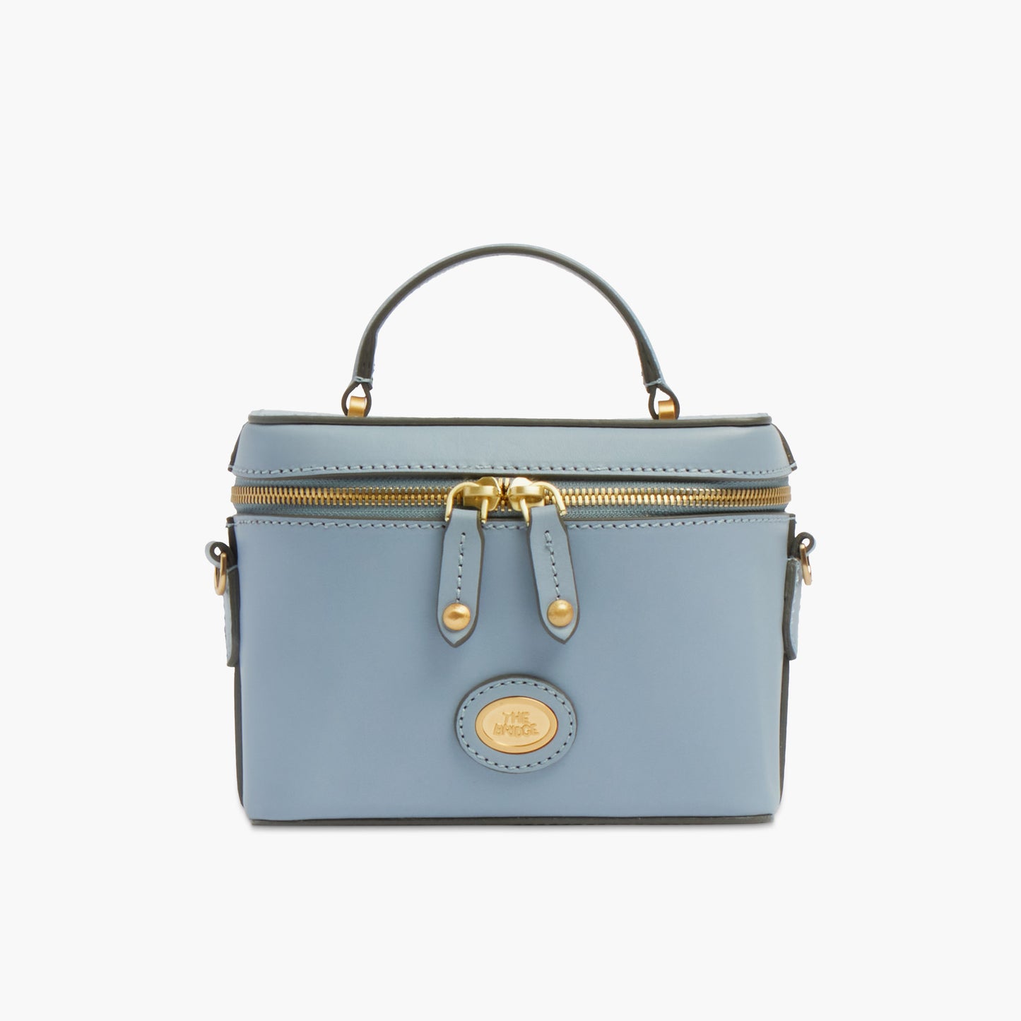 Bauletto in pelle con tracolla removibile