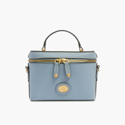 Bauletto in pelle con tracolla removibile