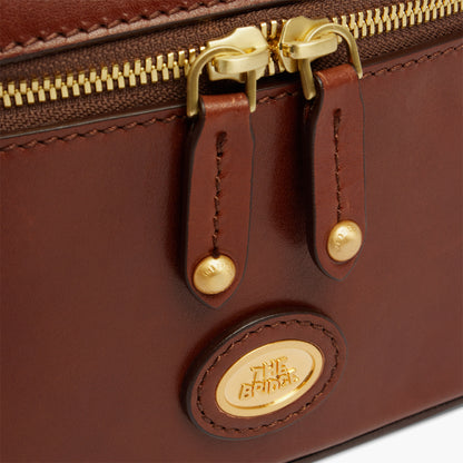 Bauletto in pelle con tracolla removibile