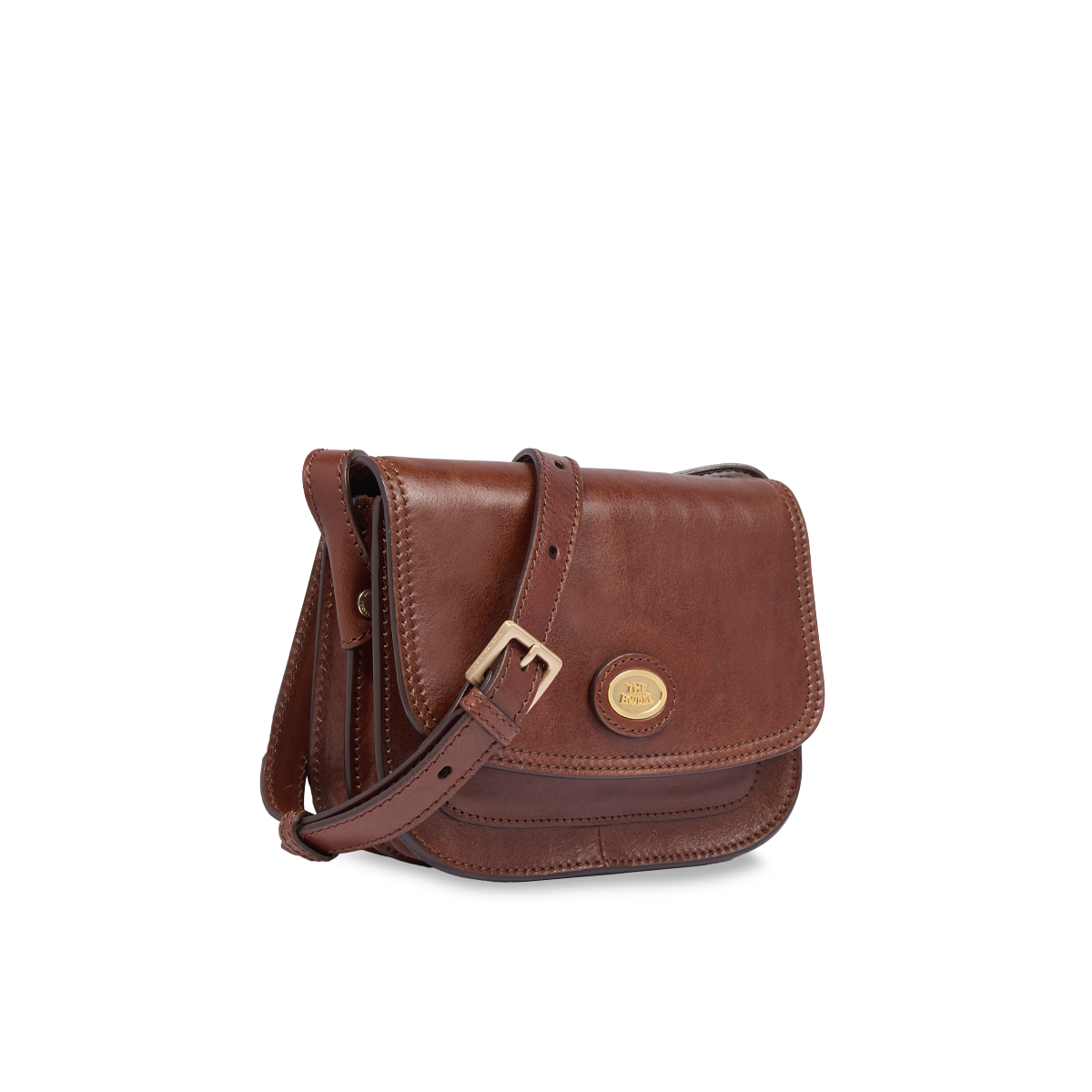 Borsa tracolla in pelle a fisarmonica small size