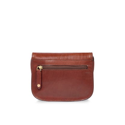 Borsa tracolla in pelle a fisarmonica small size