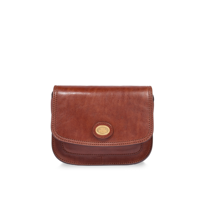 Borsa tracolla in pelle a fisarmonica small size