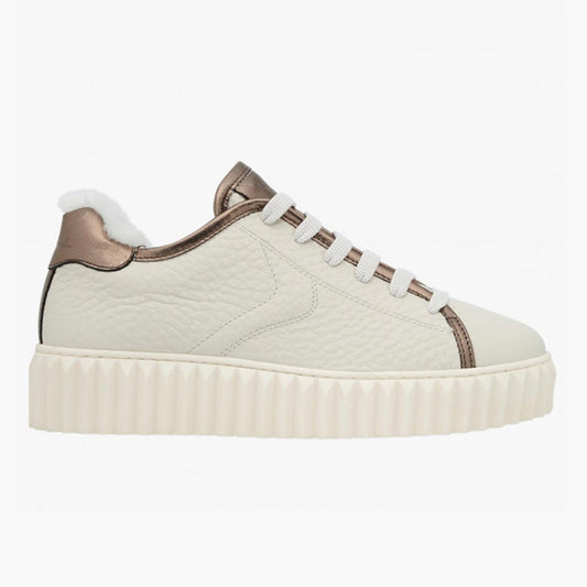 Sneaker in pelle martellata