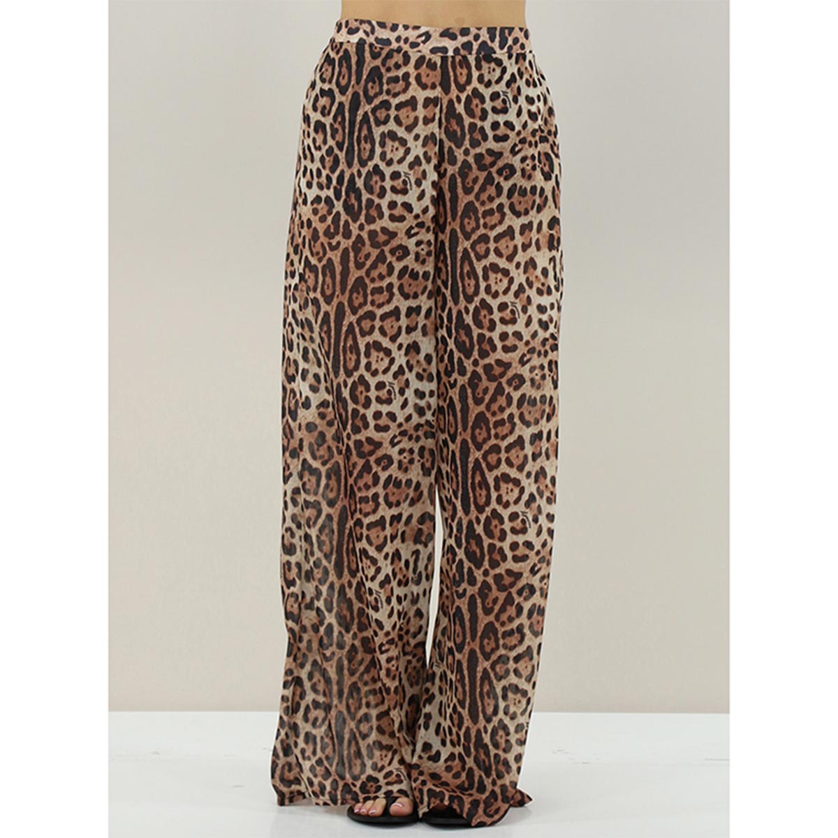 Pantalone maculato a palazzo