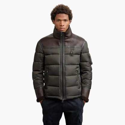 Giubbotto in montone eco e piumino