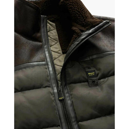 Giubbotto in montone eco e piumino