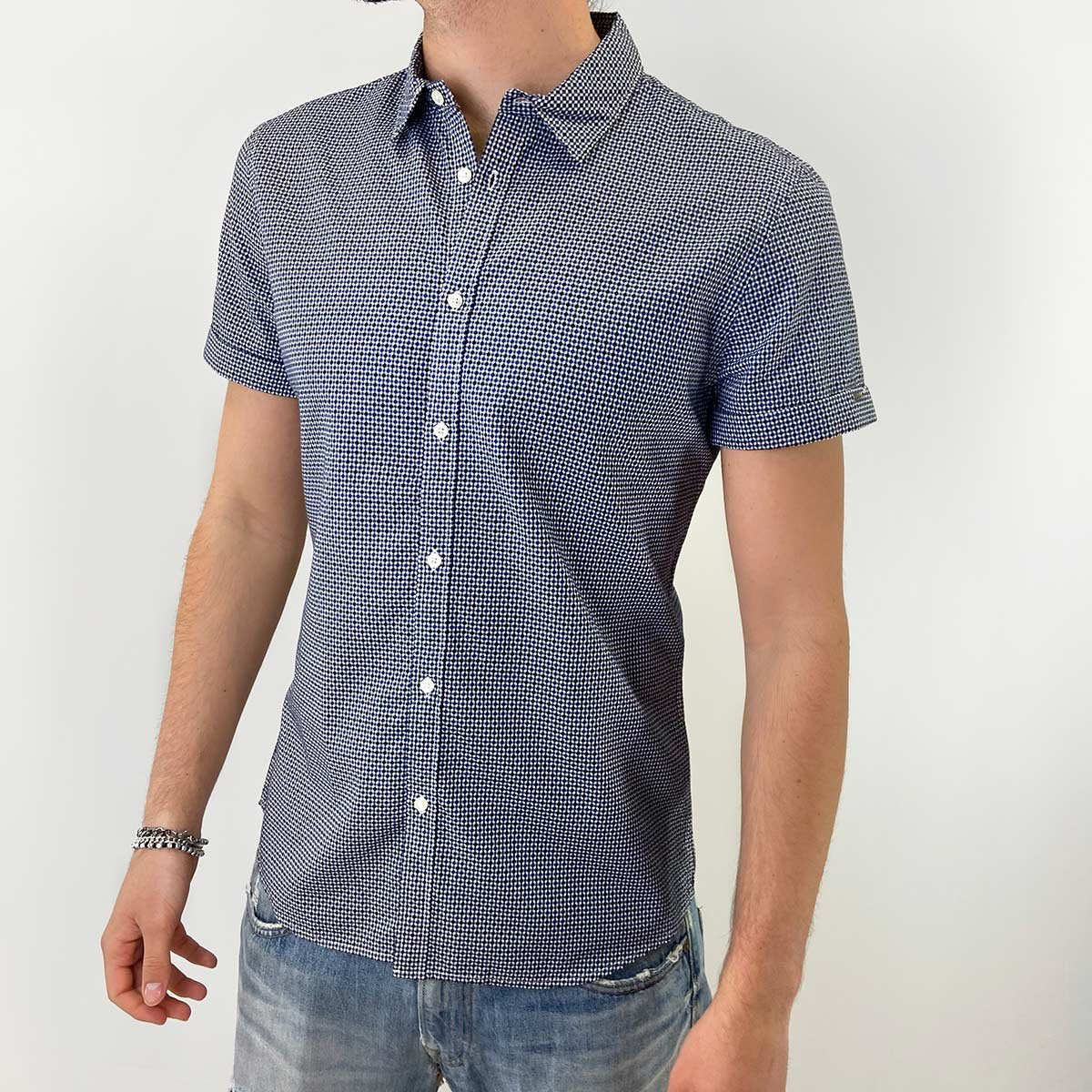 Camicia micro fantasia