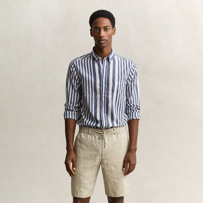 Camicia a righe in cotone leggero