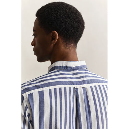 Camicia a righe in cotone leggero
