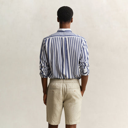 Camicia a righe in cotone leggero