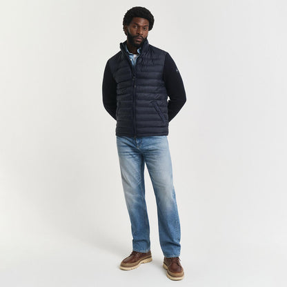 Giacca doppio tessuto: Piumino- maglia