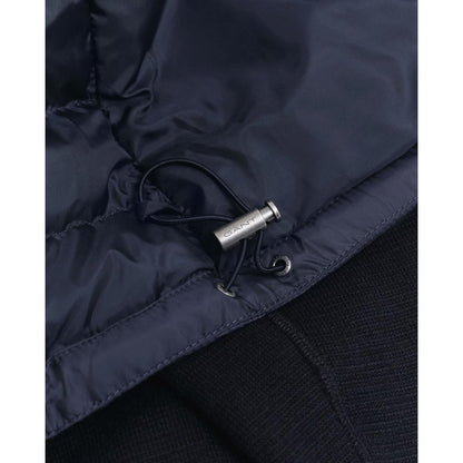 Giacca doppio tessuto: Piumino- maglia