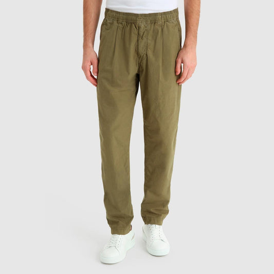 Pantaloni in popeline con elastico